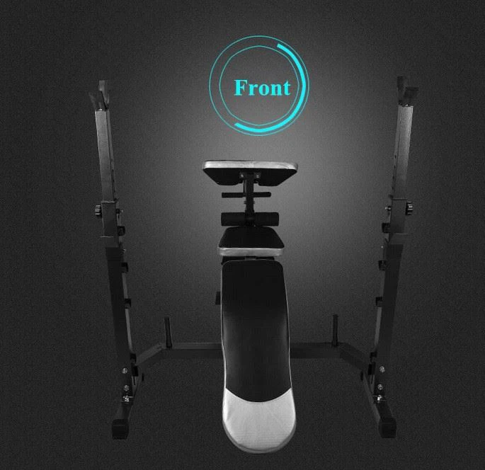 Height Adjustable Multi-functional Weight Lifting Bench Home Gym