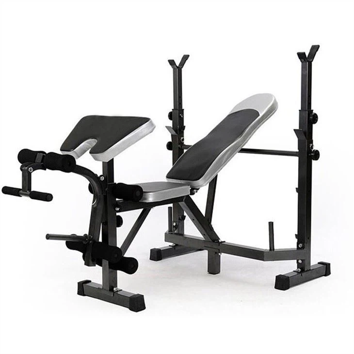 Height Adjustable Multi-functional Weight Lifting Bench Home Gym
